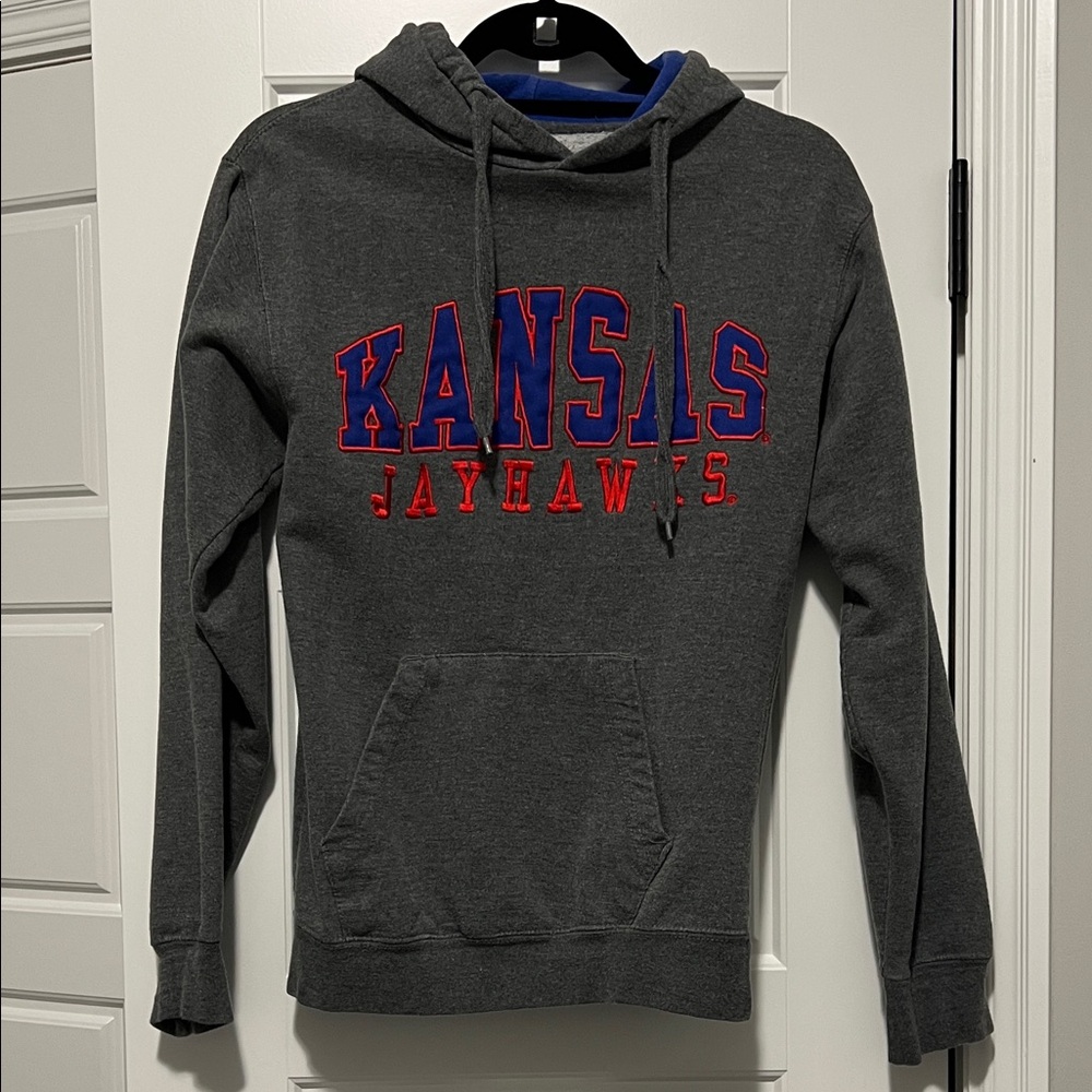 Kansas Jayhawks Gray Hoodie